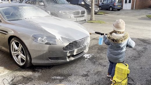 Letting My Kids To Try Washing An Expensive Vehicle
