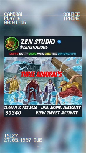 LUFFY DON'T CARE WHO ARE THE OPPONENT'S ☠️ #shorts #anime #onepiece