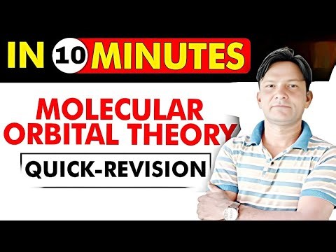 Molecular Orbital Theory (MOT) | Bonding, Antibonding & Energy Diagram Explained | LIVE Class
