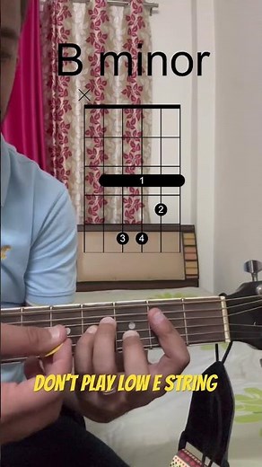 How to Play B Minor Barre Chord | Hotel California / Apologize Song Vibe 💔🎶