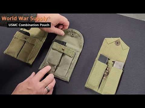 Overview of the USMC Combination Buttstock Magazine Pouch