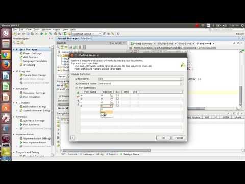 fulladder using structural modeling in Vivado 2016.2