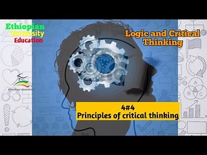 Freshman Logic 4#4 Principles of critical thinking