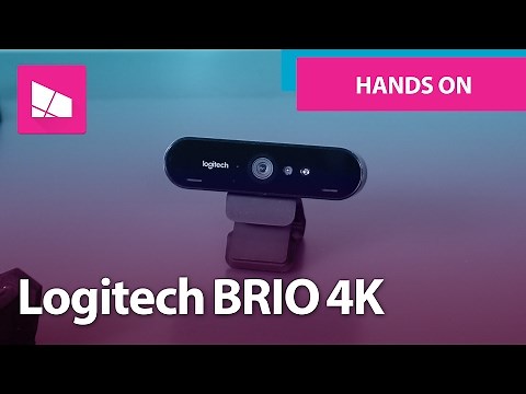 Logitech BRIO 4K with HDR and Windows Hello unboxing and hands on