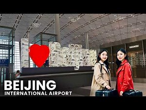 🇨🇳Beijing Capital PEK International Airport Tour 2025 | Walking inside the Airport | Haya Vlog