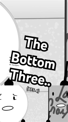 The Bottom Three.. #bfdi #tpot #bfb #bfdia #animation #objectshow