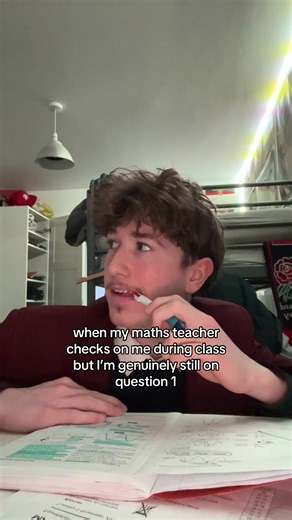 Struggling in Math Class: A Relatable Moment