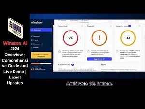 Winston AI 2024 Overview - Comprehensive Guide and Live Demo | Latest Updates