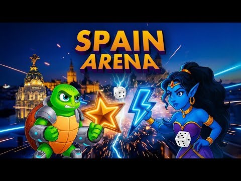 Finishing Spain Arena in Dots & Boxes - 10 Games, 5 Wins