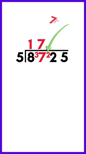 ➗Short Division - how to divide 4 digits #dividing