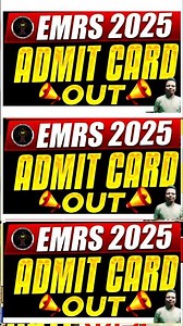 EMRS 2025 ADMIT CARD OUT