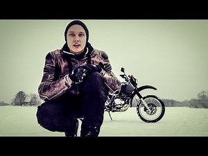 Vlog #2 Taking the DR650 for a Snow Ride!