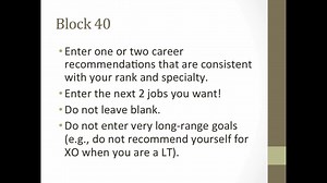 Basic Anatomy of a FITREP