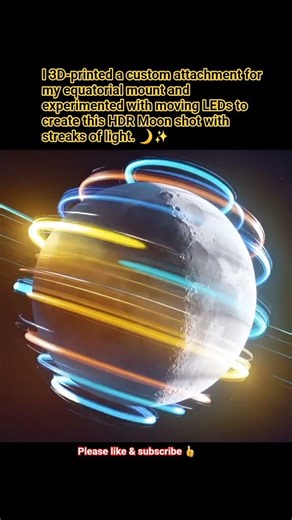 I Turned the Moon Into Art 🌙✨ (DIY Astrophotography)