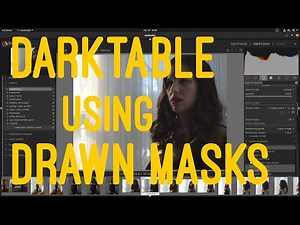 DARKTABLE DRAWN MASKS: Using drawn masks with the exposure and sharpening modules