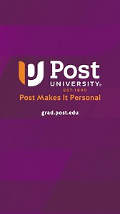 Earn your graduate degree online. 24/7 access. Frequent start dates. Personalized support every step of the way. Built for working adults. Like you. | Post University | Facebook