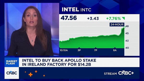 Intel to buy back Apollo stake in Ireland factory for $14.2 billion