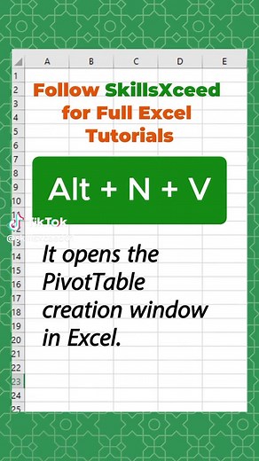 Fastest Way to Create Pivot Table in Excel