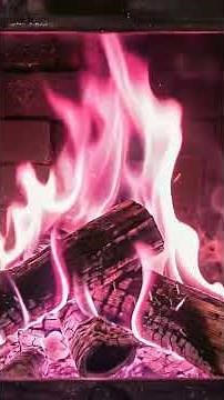 🔥 Chimenea Rosa 4K | Fuego Ardiente ASMR