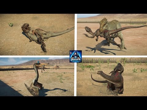Best Dinosaur Killing Animations #jurassicworldevolution2 