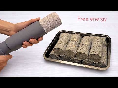 Free energy from waste paper and PVC pipes! DIY Wood pellet making secrets