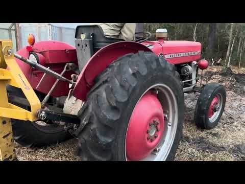 Ripping Out Tree Roots with a County Line Sub Soiler