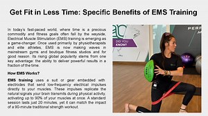 Get Fit in Less Time: Specific Benefits of EMS Training