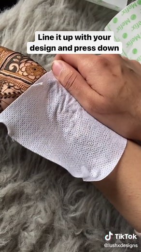 Ultimate Guide on Using Mefix Tape for Henna | Tutorial
