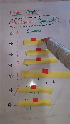 Learn English Punctuation Marks with Symbols | Improve Writing Skills #EnglishGrammar #LearnEnglish