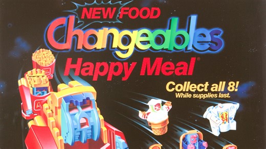 McDonald's Changeables Happy Meal from 1980s is back