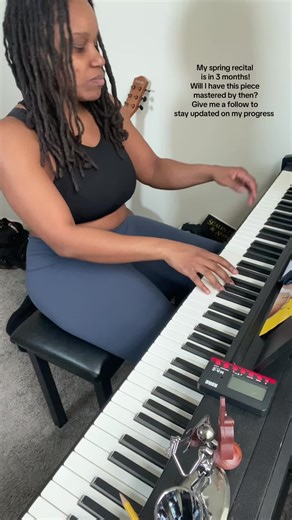 Prepping for my spring recital #adultpiano