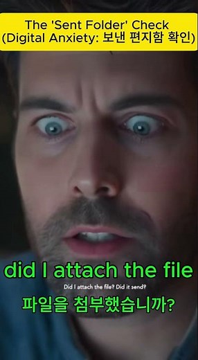 The 'Sent Folder' Check (Digital Anxiety: 보낸 편지함 확인)
