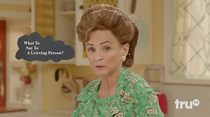 AT HOME WITH PATTY HOGG offering up some real Patty Hogg advice. Check out an all-new episode of AT HOME WITH AMY SEDARIS tonight at 10:30/9:30c on truTV! | At Home With Amy Sedaris