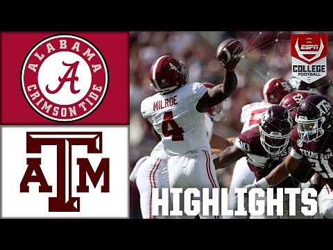 Alabama Crimson Tide vs. Texas A&M Aggies | Full Game Highlights