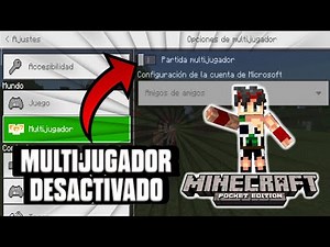 Minecraft PE | Solución a Error de Partida Multijugador Desactivada!