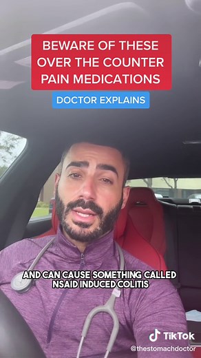 Side Effects of Over the Counter Pain Medications Explained by a Gastroenterologist