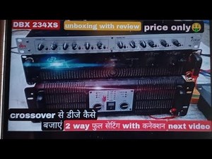 How To Set Up A Crossover (Unboxing dbx 234xs)