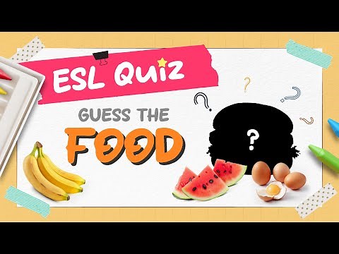 🍔Guess The Food🍕 | English Listening and Vocabulary Game