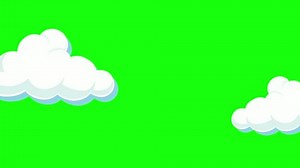 Animated Moving Clouds On Green Screen Stock Footage Video (100% Royalty-free) 1111003471 | Shutterstock