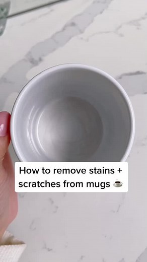 Easy Mug Cleaning Hack for Stain-Free Coffee Cups