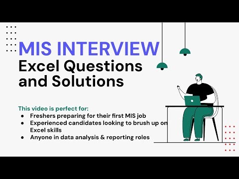MIS Interview Excel Questions and Solutions | SMC Global Part -1