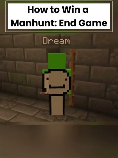 How to Win a Manhunt: End Game #minecraft