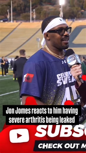 middle of the cage on Instagram: "Jon jones reacted to him having severe arthritis being leaked online Via @theschmo312 ) #jonjones #mma #mmafighter #mmanews #mmamemes"