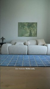 Our modular Wolke sofa for a modern home
