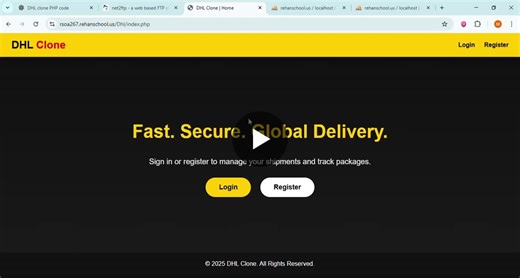 📌 Linkdin Video Description (Copy Paste Ready) Title Idea: DHL Clone Website | Courier Logistics Tracking System | HTML CSS JavaScript Description: Assalamualaikum everyone 👋 Is video mein… | MSarim AiWala