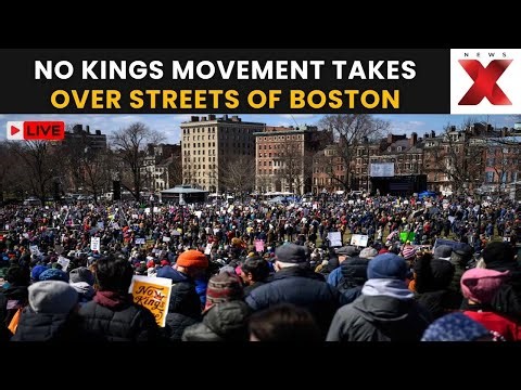 No King Protest LIVE: Boston Sees Huge Anti Trump No Kings Protest as Movement Expands