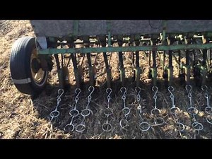 John Deere B Seed Drill Field Test
