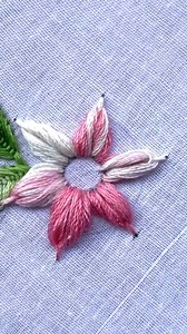 Lovely design hand embroidery #design #love #diy #new #viralvideo #needlework #embroidery #handmade | Hand Embroidery Teaching