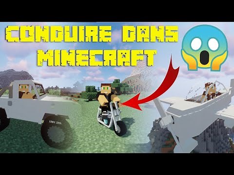 CONDUIRE UNE VOITURE ET UN AVION DANS MINECRAFT | MrCrayfih's Vehicle Mod