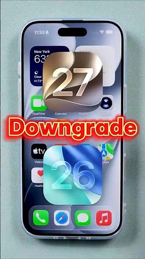 How to Downgrade iOS 27 Beta to iOS 26.5 on iPhone | No Data Loss #shorts